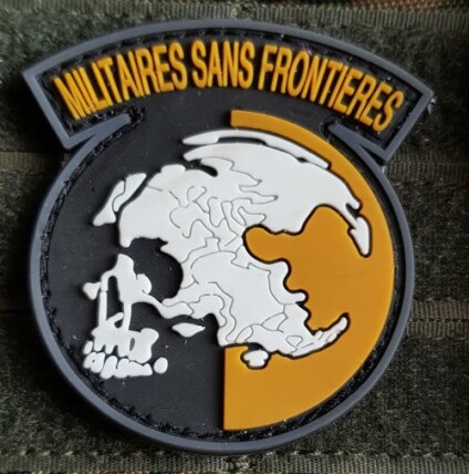 Патч резиновый на липучке "Militaires Sans Frontières"